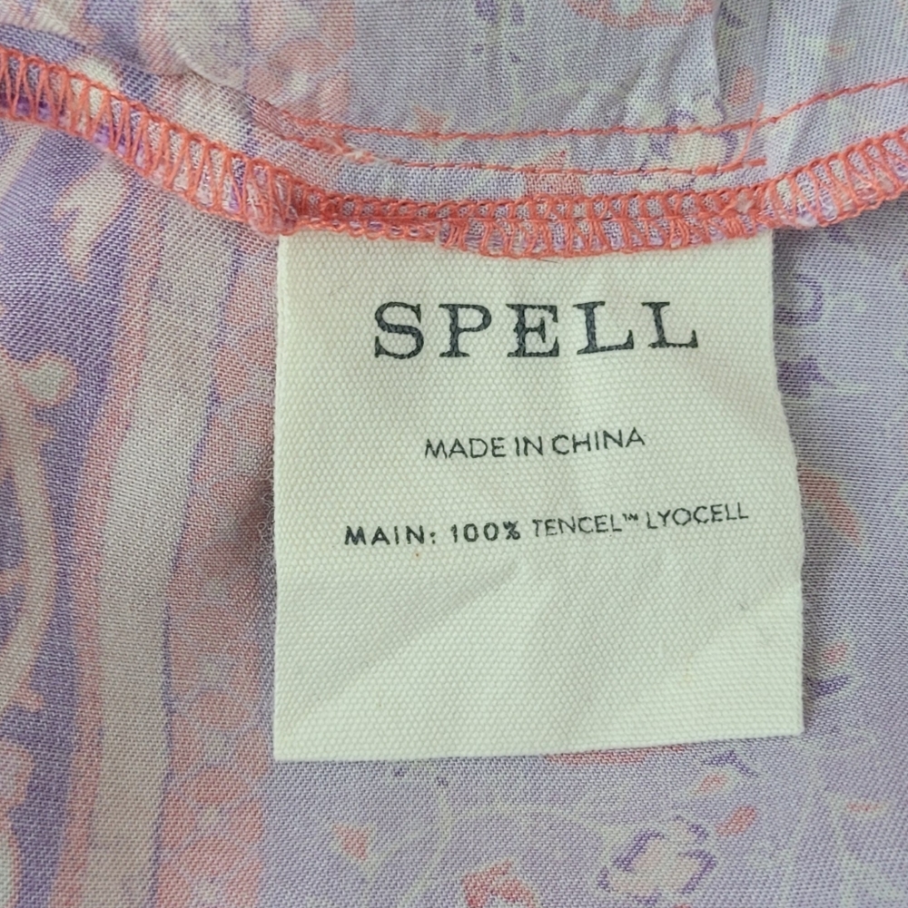 SPELL Sunshine Bandit Gown in Cayenne Size XS - Picture 15 of 16